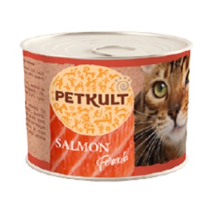 Petkult Somon, hrana umeda pisici, 185G
