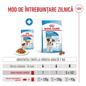 Royal Canin Mini Puppy, hrana umeda caine junior (in sos), 12 x 85G - Img 9