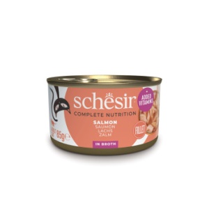 Schesir conserva Somon in supa, hrana umeda pisici, 85G