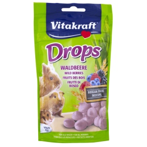 Vitakraft Wild Berries, drops porcusori de guineea, 75G