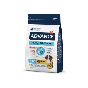 Advance Dog Puppy Sensitive Somon si Orez, hrana uscata caini, 3KG