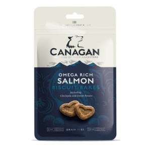 Canagan Grain Free Somon, recompense caini biscuiti, 150G
