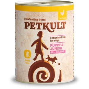 Petkult Junior Pui,hrana umeda caini, 800G