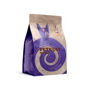 Petkult Probiotic Care Hair & Skin Somon Fresh, hrana uscata pisici, 400G