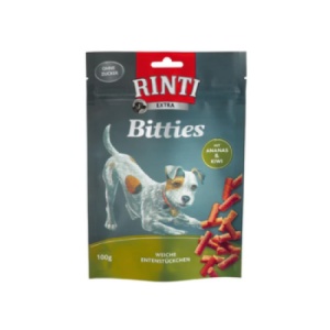 Rinti Extra Mini Bitties Rata cu Ananas si Kiwi, recompense caini, 100G