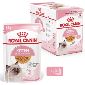 Royal Canin Kitten, hrana umeda pisica junior (aspic), 12 x 85G - Img 2