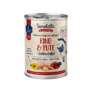 Sanabelle Vita si Curcan, hrana umeda pisici, 380G