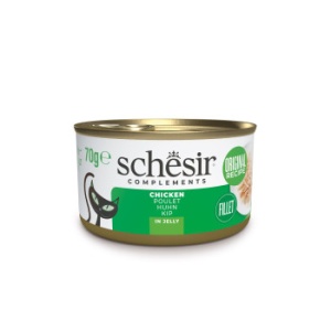 Schesir conserva Pui in jeleu, hrana umeda pisici, 70G