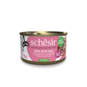 Schesir conserva Ton si Sunca in jeleu, hrana umeda pisici, 85G