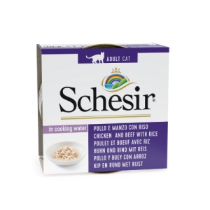 Schesir Pui Vita si Orez, hrana umeda pisici, 85G