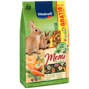 Vitakraft Promo Menu Iepure, hrana iepuri, 1KG + Baton 56G Gratis