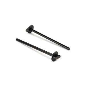 Bete pentru Colivie din Plastic Negru, 22x12 cm