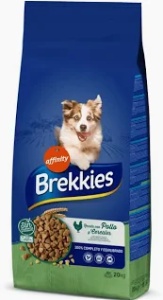 Brekkies Adult cu Pui, legume și cereale, hrana uscata caini, 20KG