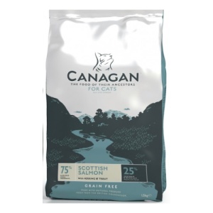 Canagan Cat Junior & Adult Somon, hrana uscata pisici, 375G