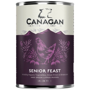 Canagan Dog Grain Free Senior Feast, hrana umeda caini, 400G