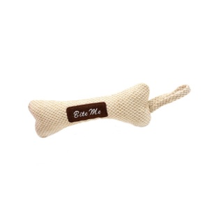 Jucarie din iuta pentru caini os dresaj Enjoy, 29x9 cm
