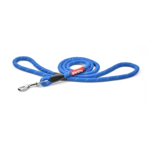 Lesa albastra sport reflectorizanta pentru caini Enjoy, 1.0x170 cm