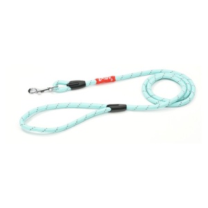 Lesa turcoaz sport reflectorizanta pentru caini Enjoy, 0.6x120 cm