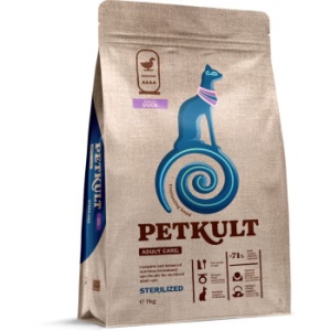 Petkult Adult Care Sterilized Rata, hrana uscata pisici, 7KG