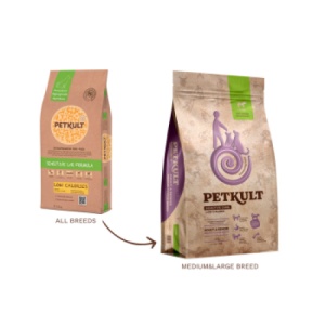 Petkult Sensitive Low Calories Adult & Senior Talie Medium & Large Miel si orez,hrana uscata caini, 3KG