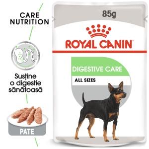 Royal Canin Digestive Care Adult, hrana umeda caine, confort digestiv (pate), 12 x 85G