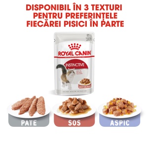Royal Canin Instinctive Adult, hrana umeda pisica (in sos), 12 x 85G - Img 5