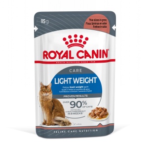 Royal Canin Light Weight Care Adult, hrana umeda pisica, limitarea cresterii in greutate (in sos), 12 x 85G