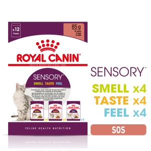 Royal Canin Sensory, hrana umeda pisici, stimularea simturilor (in sos), 12 x 85G