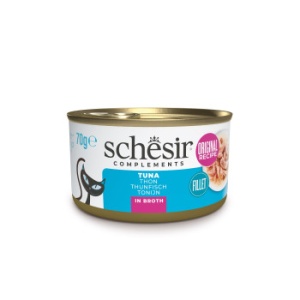 Schesir conserva Ton in supa, hrana umeda pisici, 70G
