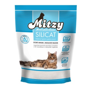 Silicat pentru litiera Mitzy, 3.8L