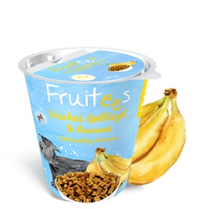 Bosch Fruitees Banana, recomense caini, 200G