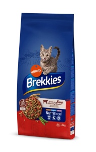 Brekkies Cat Vita, legume și cereale,hrana uscata pisici, 15KG