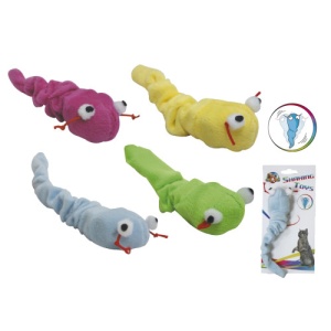Jucarie pentru pisici Sarpe Termolino, 13 cm
