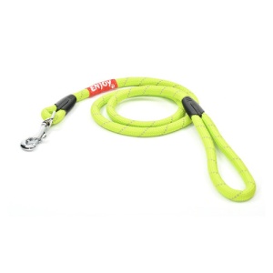 Lesa verde sport reflectorizanta pentru caini Enjoy, 1.0x120 cm