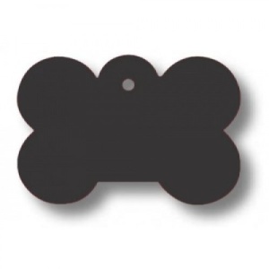 Medalion pentru caini Os Negru S.