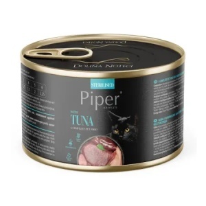 PIPER CAT -STERILISED Ton, hrana umeda pisici, 185G