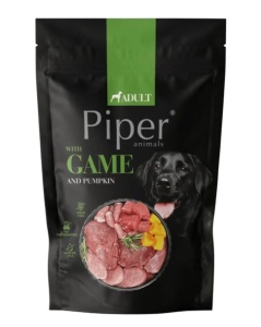 PIPER DOG- Carne de vanat si dovleac, hrana umeda caini, 500G