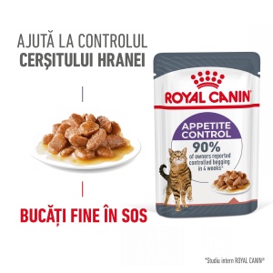 Royal Canin Appetite Control Care, hrana umeda pisici, adult sterilizat, reglarea apetitului, (in sos), 12 x 85G - Img 4