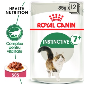 Royal Canin Instinctive 7+, hrana umeda pisica (in sos), 12 x 85G