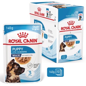 Royal Canin Maxi Puppy, hrana umeda caine junior (in sos), 10 x 140G - Img 2