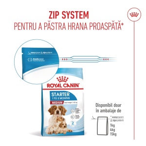 Royal Canin Medium Starter Mother & BabyDog, mama si puiul, hrana uscata caini, 15KG - Img 2