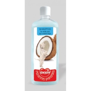 Sampon pentru caini Enjoy Frutty White Coconut, 300ML