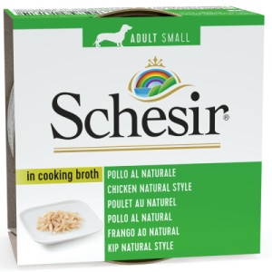 Schesir Adult Small cu Pui, hrana umeda caini, 85G