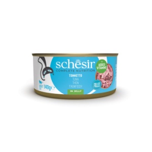 Schesir conserva Ton in jeleu, hrana umeda pisici, 140G