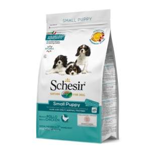 Schesir Small Puppy Monoprotein, hrana uscata caini, 800G