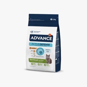 Advance Cat Sterilizat Junior , hrana uscata pisici, 1.5KG