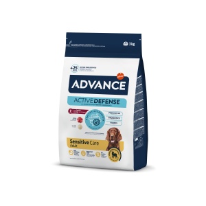 Advance Dog Adult Sensitive Miel și orez, hrana uscata caini, 3KG