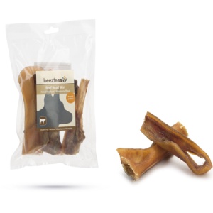 Beeztees Bucatele piele de cap de vita, 250G
