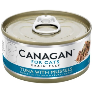 Canagan Cat Ton si Midii, hrana umeda pisici, 75G