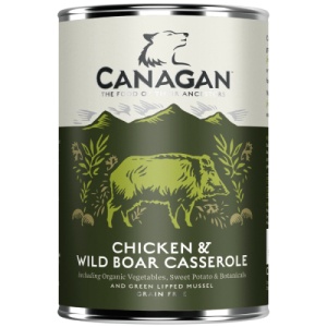 Canagan Dog Pui si Mistret, hrana umeda caini, 400G